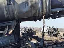 Спутник снял пожар на аэродроме Черкасс после удара "Гераней"