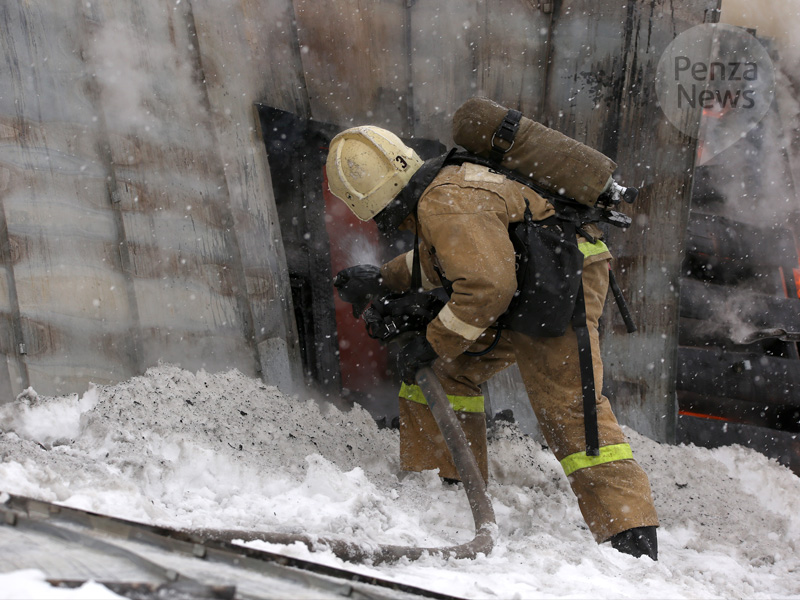 В Пензенской области за сутки произошло четыре пожара