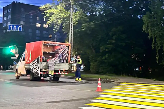 В Саранске обновили пешеходные переходы рядом со школами