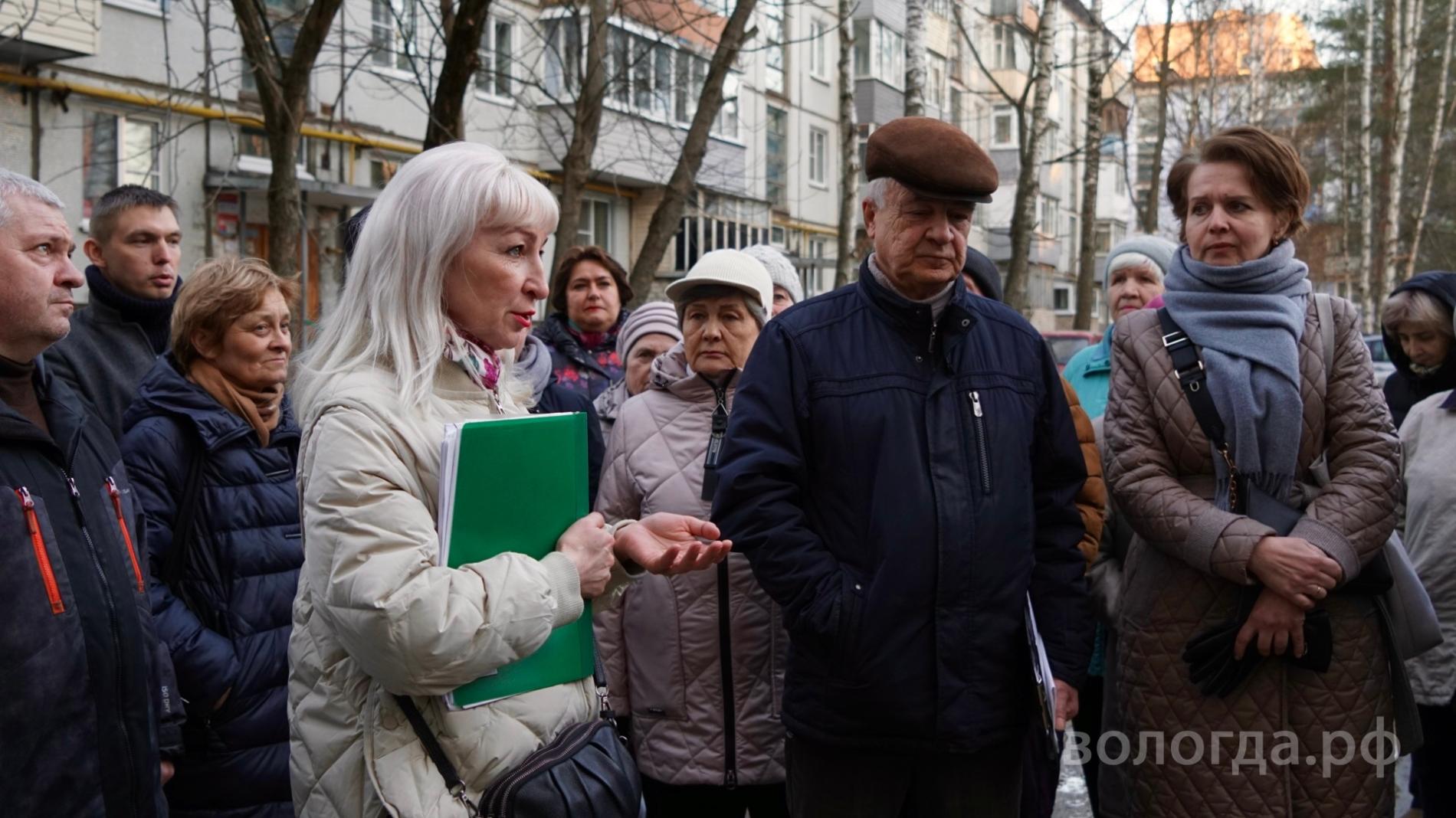 В Вологде прошла очередная встреча с жителями по вопросу благоустройства двора