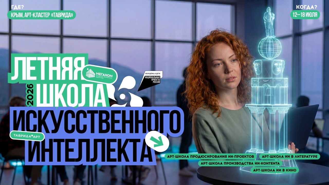 В Крыму на площадке арт-кластера «Таврида» пройдут летние школы Академии «Меганом»