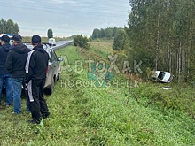 Вылетел с дороги: легковушка разбилась на трассе Новокузнецк – Междуреченск