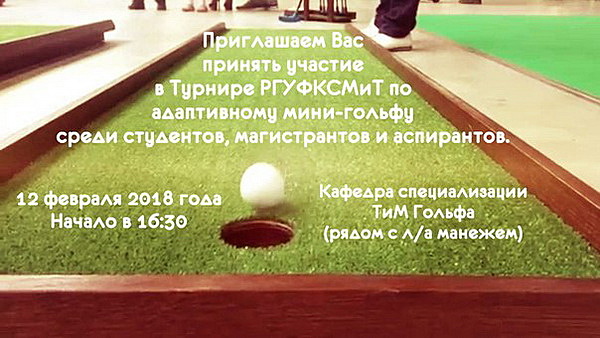 В Измайлово состоится турнир по адаптивному мини-гольфу