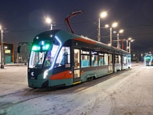 В Петербурге запустили скоростную трамвайную линию "Славянка"