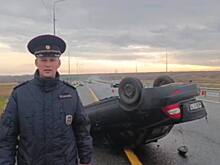 Водитель «Лады» уснул за рулем и попал в жесткую аварию на трассе М‑12