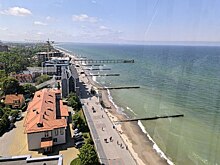 Под Калининградом автобус с туристами съехал в кювет