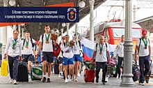 В Москве торжественно встретили победителей и призеров первенства мира по пожарно-спасательному спорту