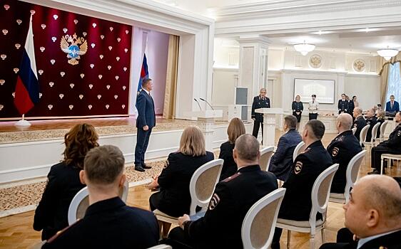 В Министерстве транспорта Российской Федерации состоялась церемония награждения сотрудников транспортной полиции