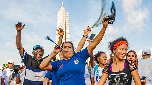 Несколько тысяч кубинцев вышли на акцию протеста
