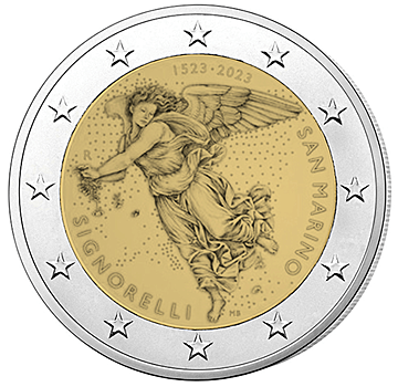 500-летие смерти Луки Синьорелли на 2 евро