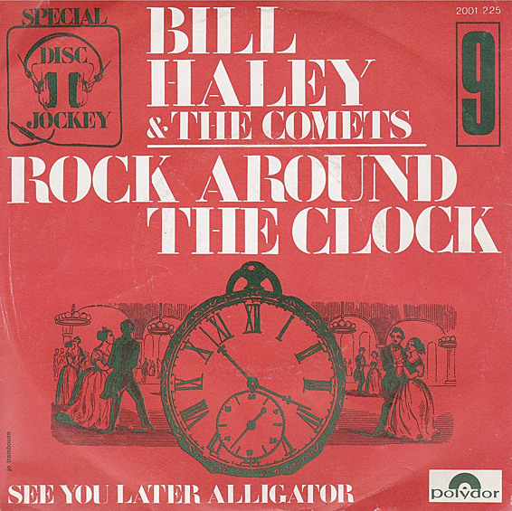 «Rock Around the Clock» — самая известная и продаваемая песня жанра. Однако появившись на заре рок-н-ролла, она была заявлена как фокстрот. Песня выпущена на 25 млн пластинок.