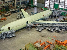 Ил-96-400М передали в цех окончательной сборки с почты