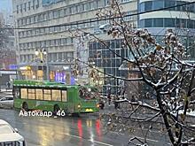 В Курске на улице Ленина столкнулись Волгобас и «Hyundai Solaris»