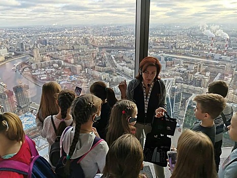 Пятиклассники «Перспективы» побывали на экскурсии в Москва-Сити