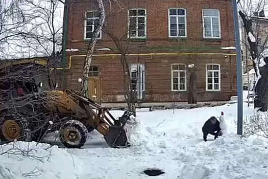 В Оренбурге к снеговику, спасенному Меладзе, потянулись паломники