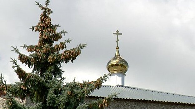 На крыше Богоявленской церкви установили малый купол