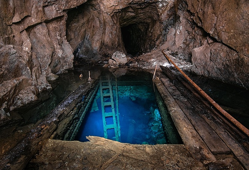 Затопленная шахта в штате Вашингтон.