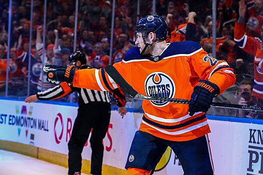 Нападающий «Эдмонтона» Леон Драйзайтль установил новый рекорд в плей-офф НХЛ