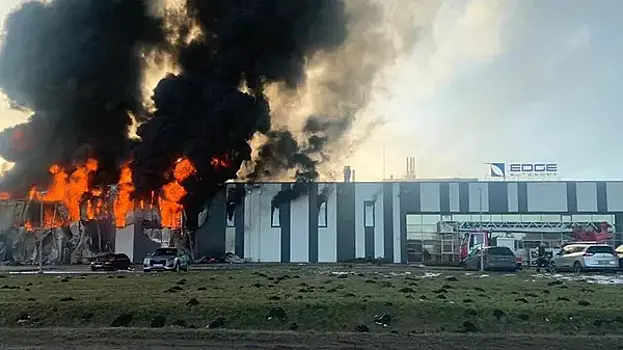 В Латвии загорелся завод по производству дронов
