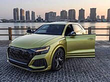 Единственный в своем роде желтый кроссовер Audi RS Q8 показали в Сети