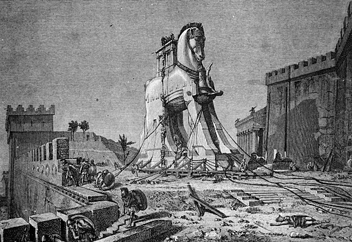 Найдена мозаика с неизвестными эпизодами Троянской войны