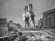 Найдена мозаика с неизвестными эпизодами Троянской войны