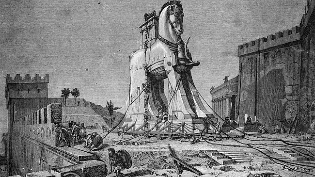 Найдена мозаика с неизвестными эпизодами Троянской войны