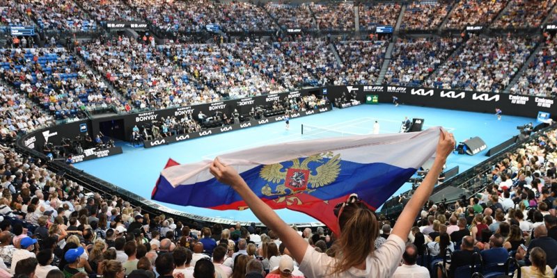 Флаг России запретили демонстрировать на теннисных турнирах в Великобритании