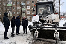 К уборке снега в Коломне активно подключились студенты