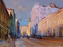 Выставка «Город в произведениях московских художников» открыта в Доме на Брестской