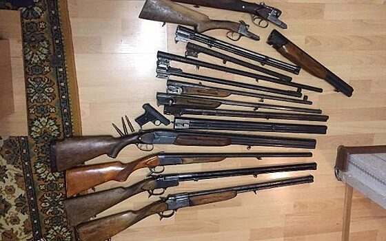У жителя Башкирии нашли крупный арсенал из охотничьих ружей