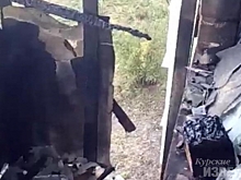 Пожар в курской квартире. Один человек спасен