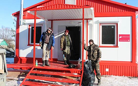 В сараевском селе начали строить ФАП из стальных конструкций