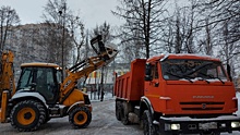 Уборку снега провели в городском округе Щербинка