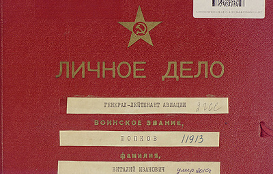 Минобороны РФ рассказало о легендарном советском летчике Виталии Попкове