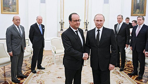 Путин и Олланд будут совместно бороться с ИГ