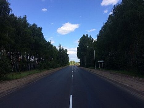 От Ласково до Полян Рязанского района отремонтировали дорогу