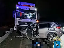 В Самарской области на трассе М5 фура раздавила легковушку