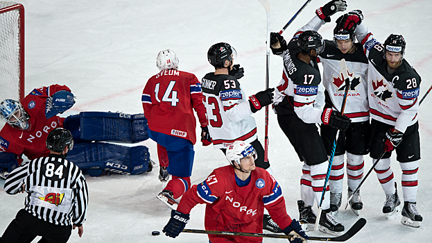 Канада разгромила Норвегию на ЧМ по хоккею