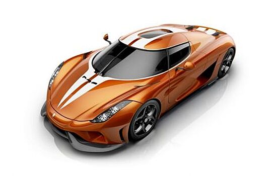 Запах мандаринок: Koenigsegg Regera покрасили в оранжевый