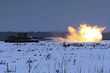 Российские танкисты с первого выстрела подбили танк Abrams