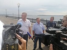 Журналистам показали новый пляж в Саратове