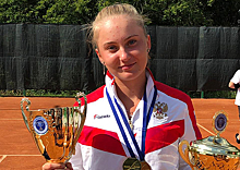 Теннисистка ЦСКА Полина Кудерметова – абсолютный победитель юношеского чемпионата Европы