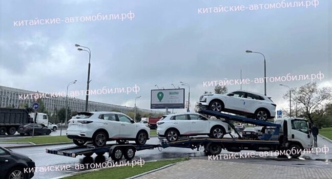 В Россию привезли новые кроссоверы Changan CS55 Plus