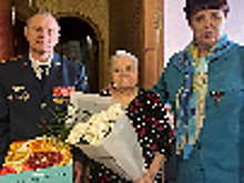 С 95-летием поздравили ветерана Великой Отечественной войны, ветерана УИС Алтайского края Валентину Ивановну Теплову