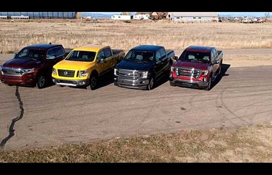 Дуэль с американцами: Nissan Titan в V8 Truck Drag Race