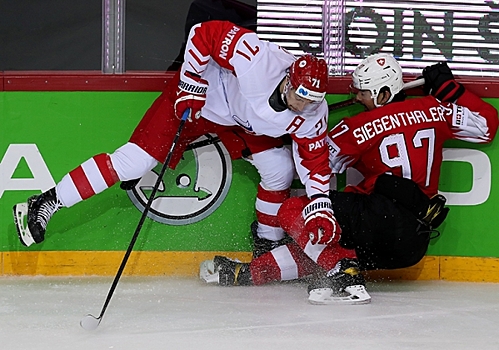 Сборная России по хоккею выиграла у швейцарцев