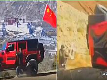 Автомобиль «сбежал» от китайского патриота, снимающего зрелищное видео