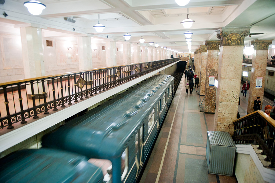 Станция метро Комсомольская, Москва, Россия, Европа