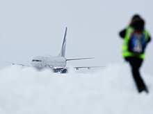 25 рейсов задержаны или отменены в аэропортах из-за снегопада